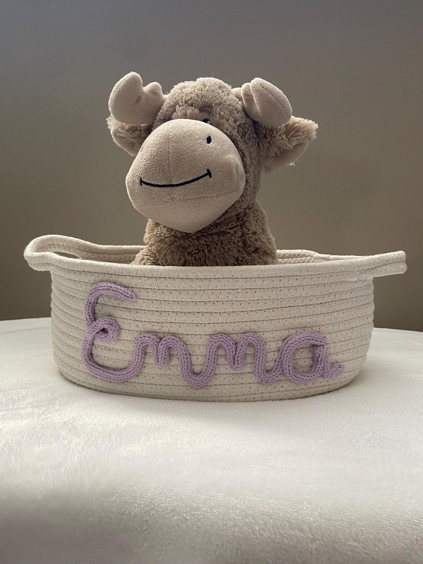 Personalized Name Storage Basket