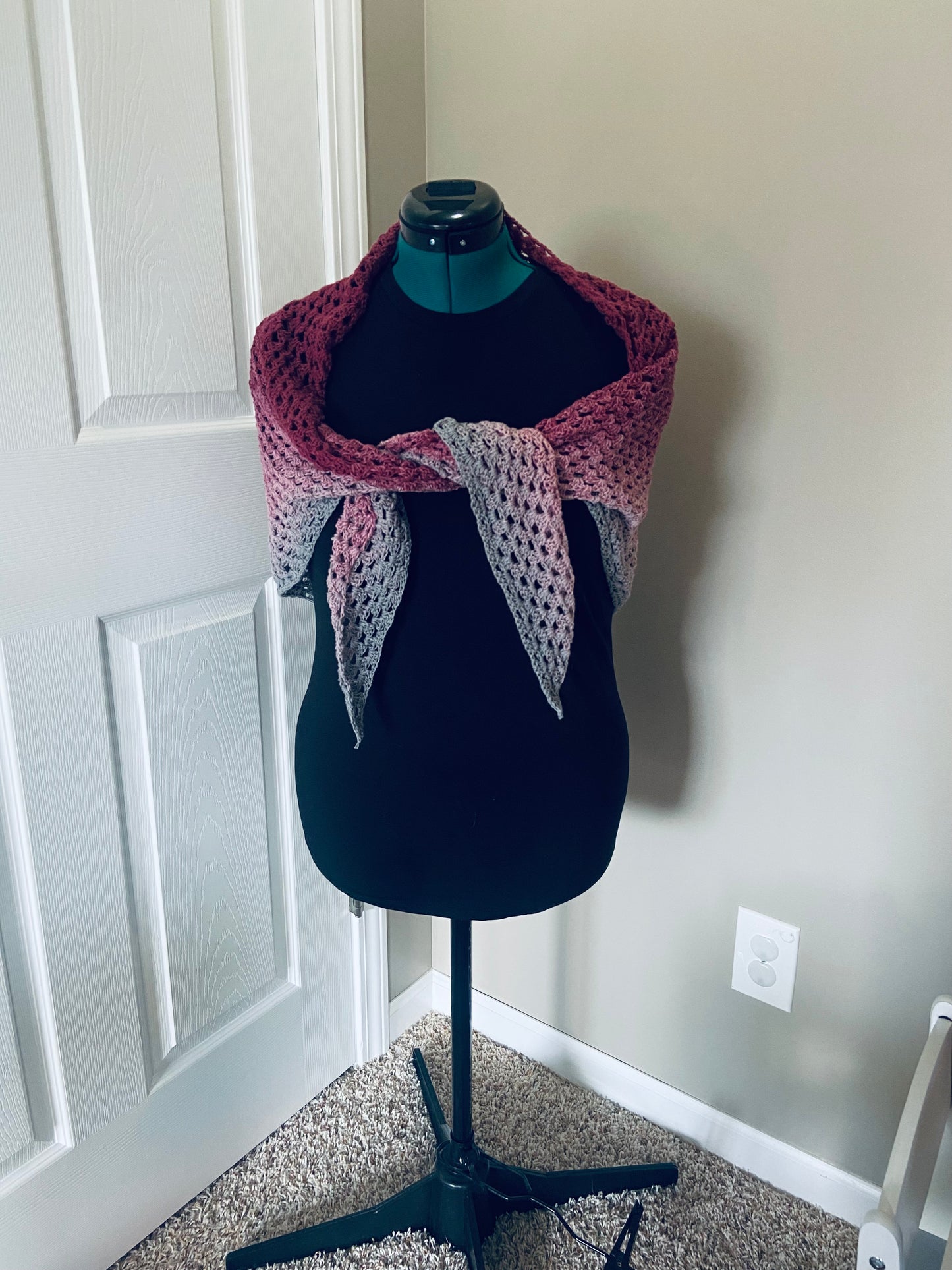 Fade Triangle Shawl