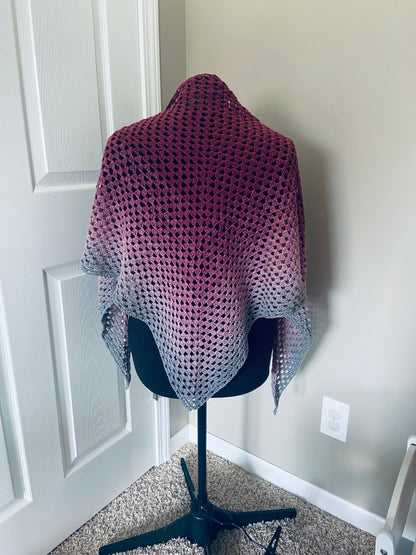 Fade Triangle Shawl