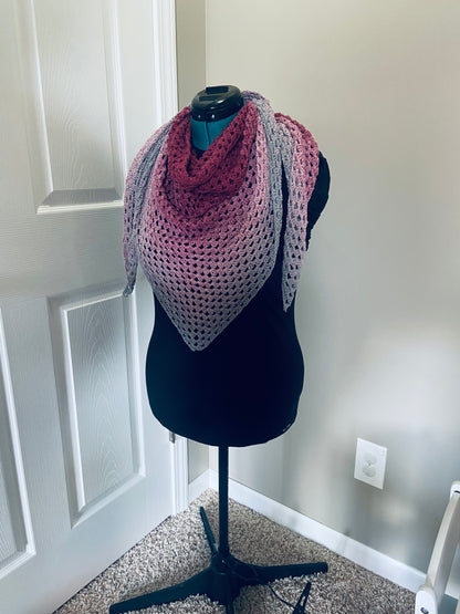 Fade Triangle Shawl