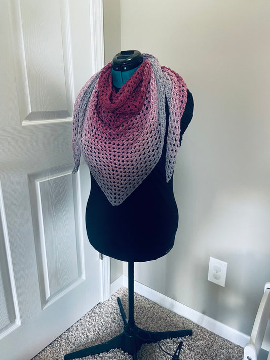 Fade Triangle Shawl