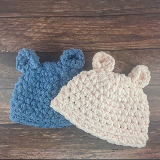 Baby Bear Hat - Handmade crochet hat