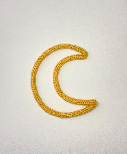 Moon Wall Art: French Knitted Wire, Nursery Decor