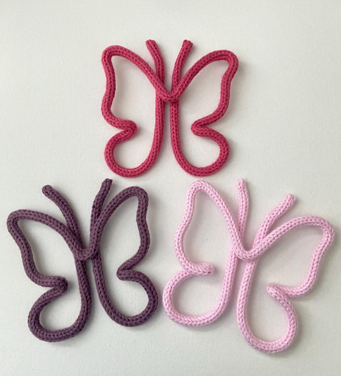 Butterfly Knitted Wire Wall Art: Kids Room, Nursery Decor