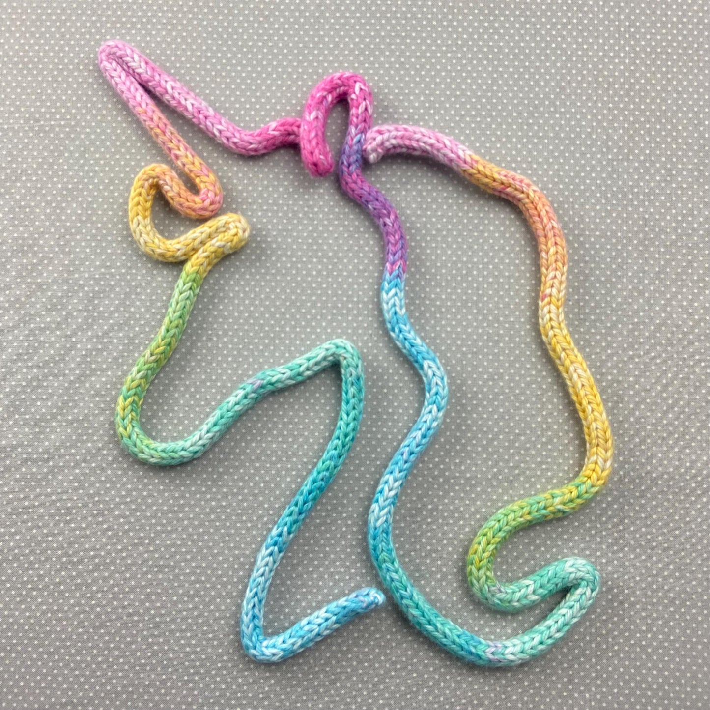 Unicorn Knitted Wire Wall Art: Kids Room, Nursery Decor