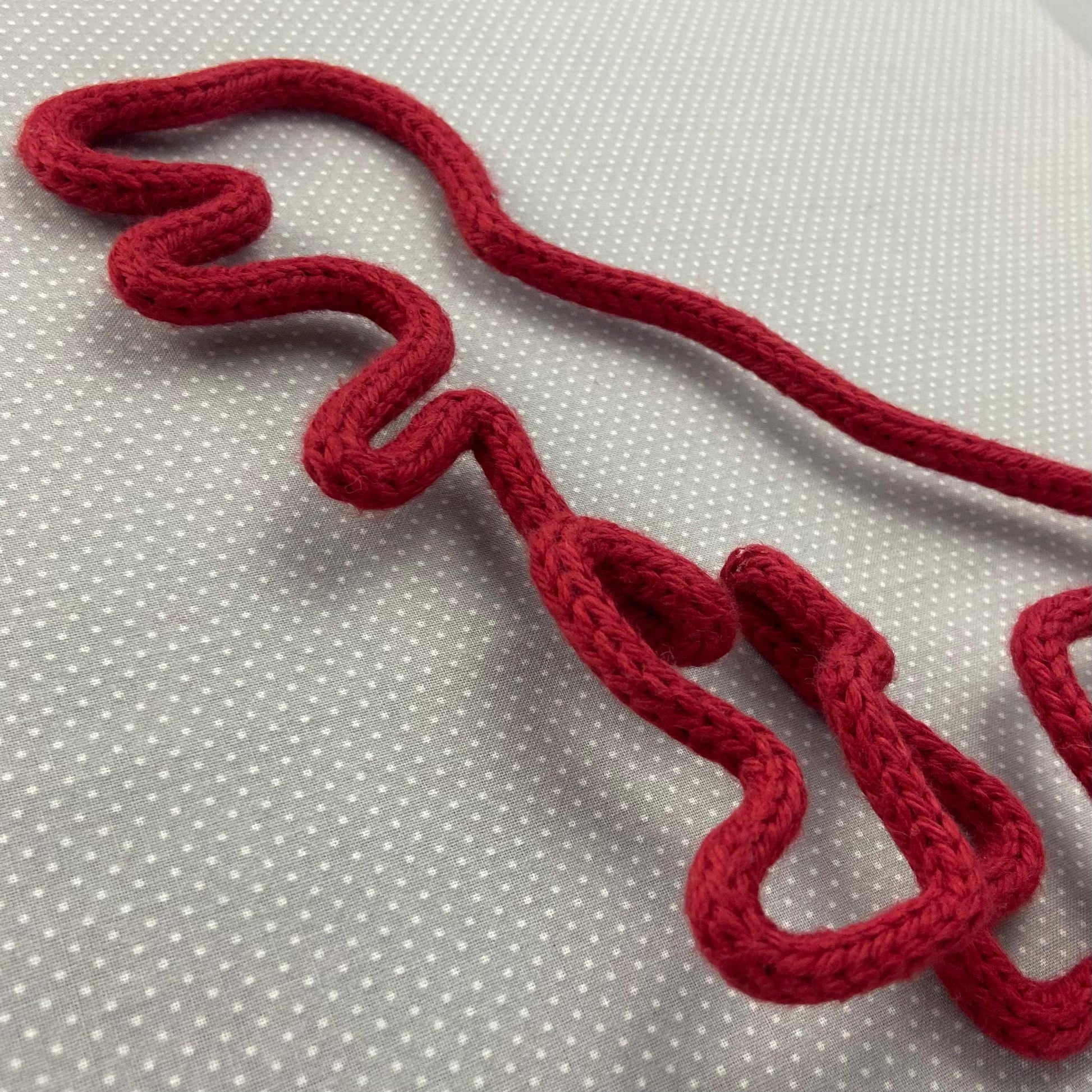 T-Rex Knitted Wire Wall Art: Kids Room, Nursery Decor