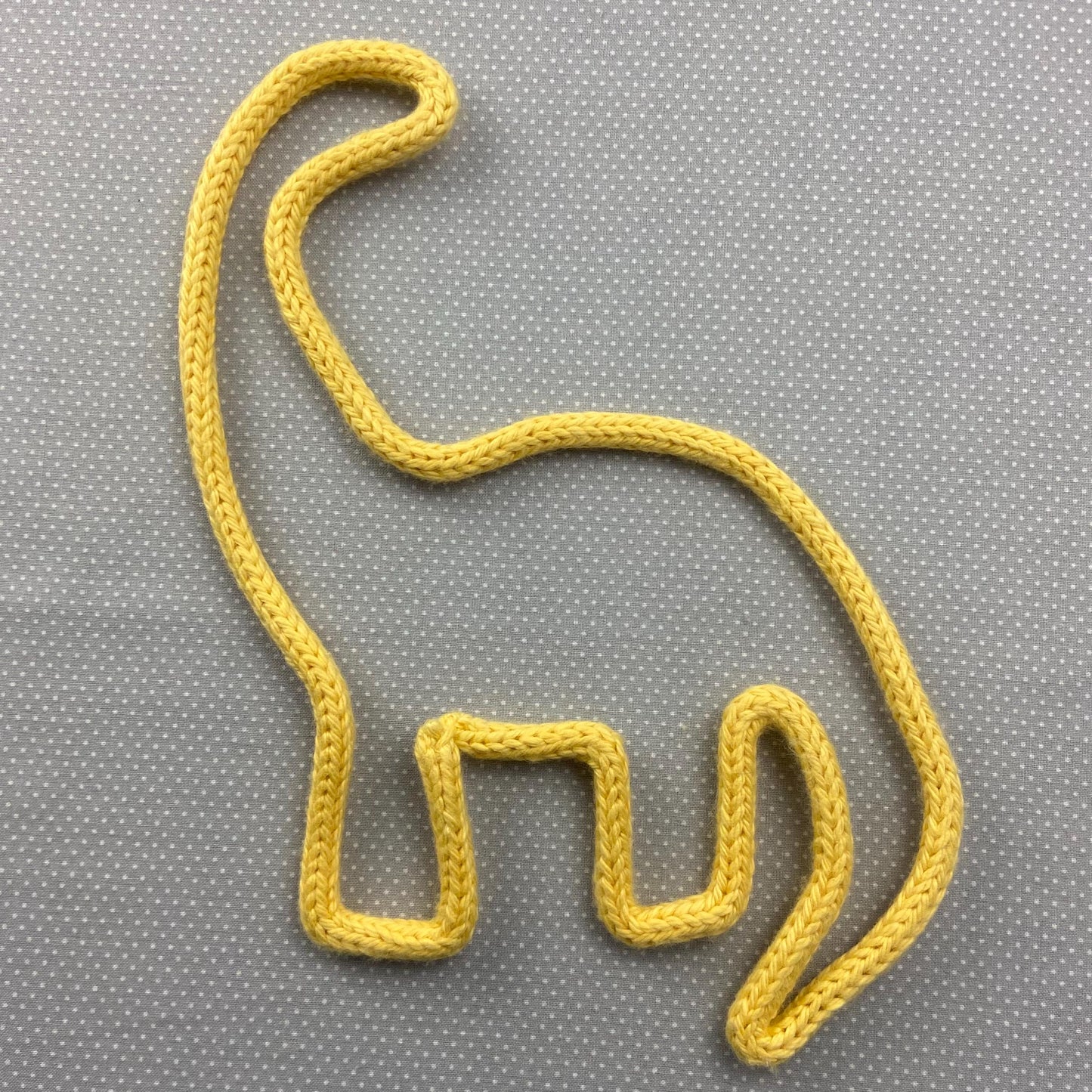 Brachiosaurus Knitted Wire Wall Art: Kids Room, Nursery Decor