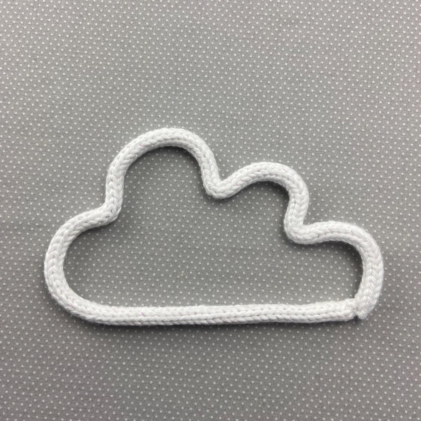 Cloud Knitted Wire Wall Art: Kids Room, Nursery Decor