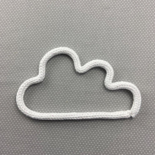 Cloud Knitted Wire Wall Art: Kids Room, Nursery Decor