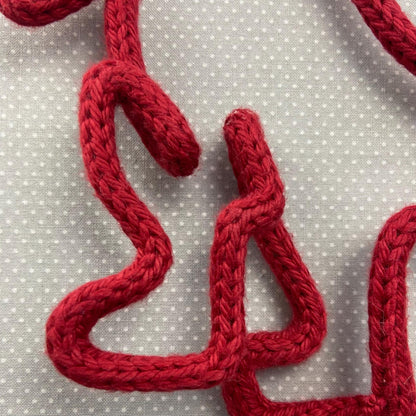 T-Rex Knitted Wire Wall Art: Kids Room, Nursery Decor