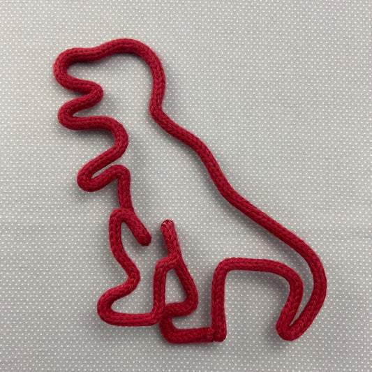 T-Rex Knitted Wire Wall Art: Kids Room, Nursery Decor