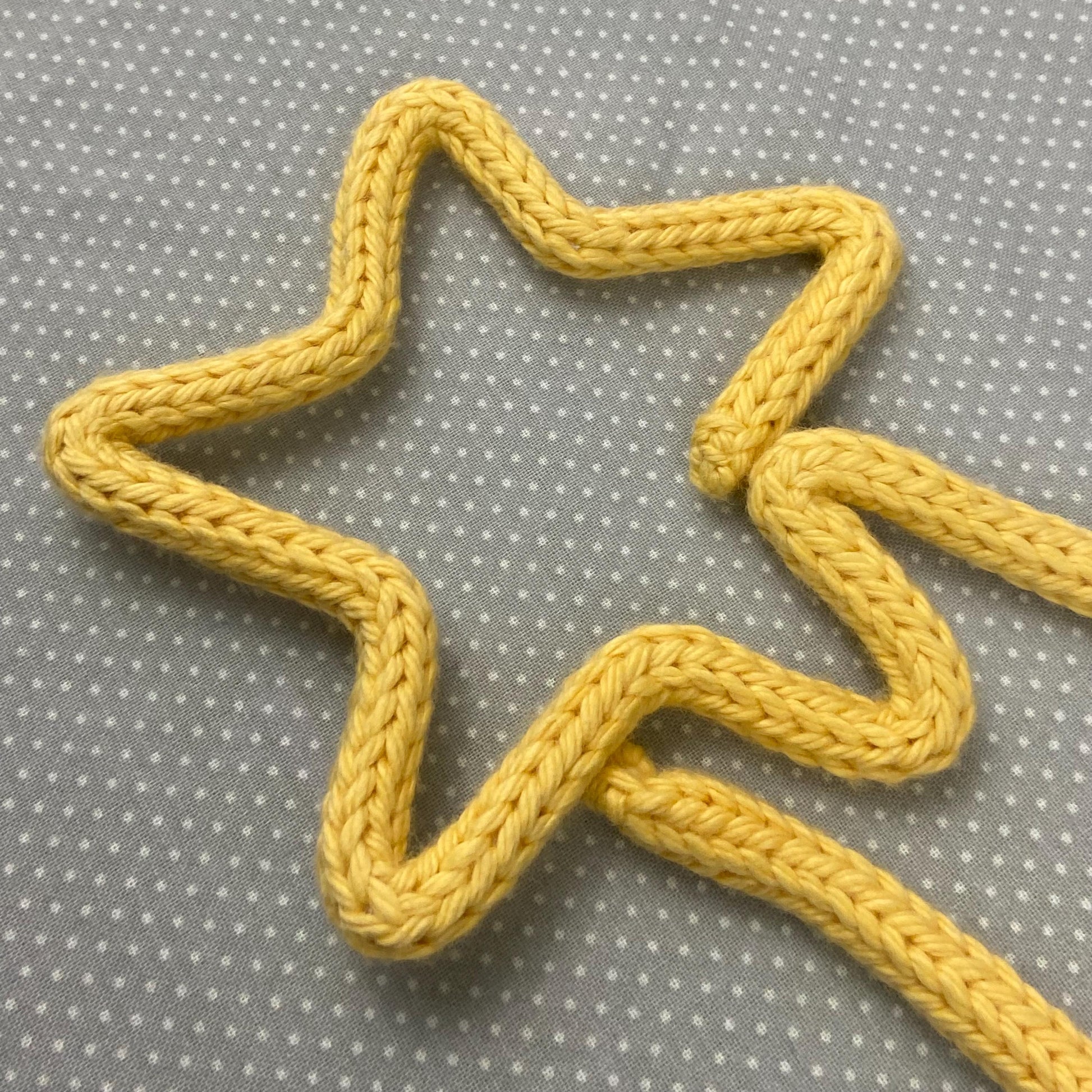 Shooting Star, Knitted Wire Wall Art, Nursery Decor, French Knitting Wire Art Wall Hanging, Baby Room, Baby Shower Decoration