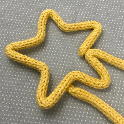 Shooting Star, Knitted Wire Wall Art, Nursery Decor, French Knitting Wire Art Wall Hanging, Baby Room, Baby Shower Decoration