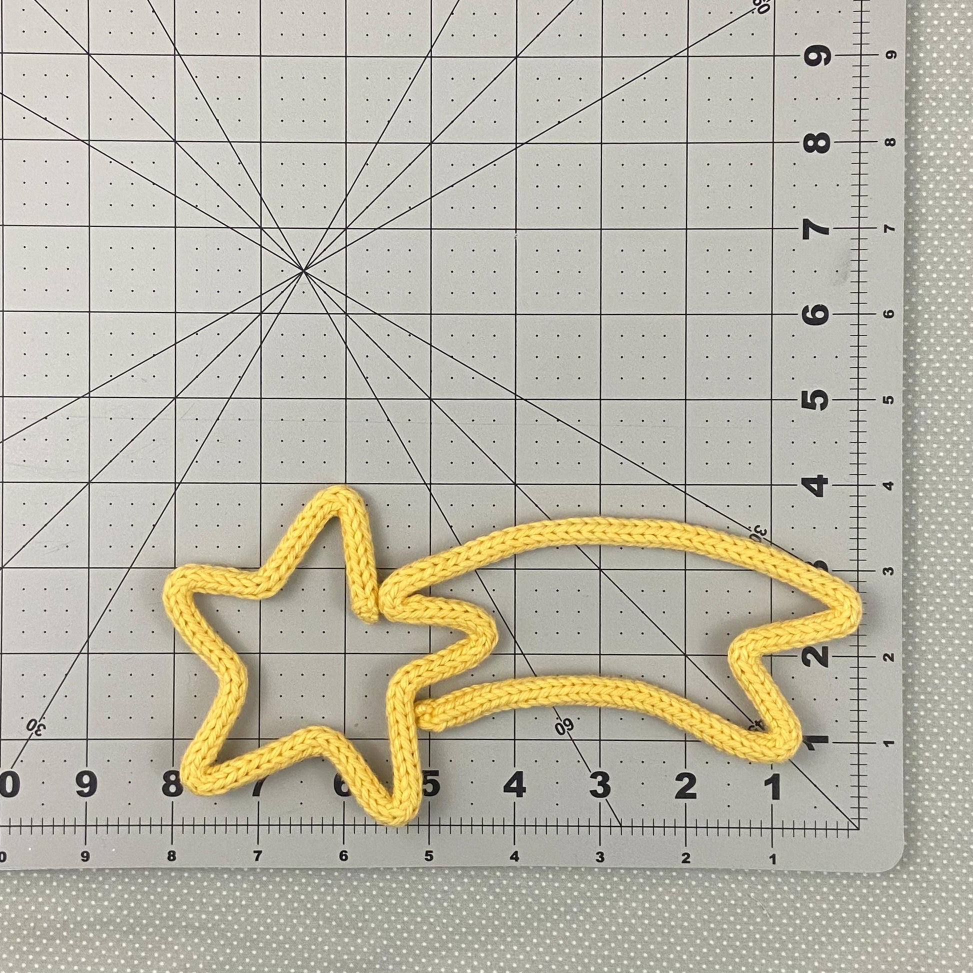 Shooting Star, Knitted Wire Wall Art, Nursery Decor, French Knitting Wire Art Wall Hanging, Baby Room, Baby Shower Decoration