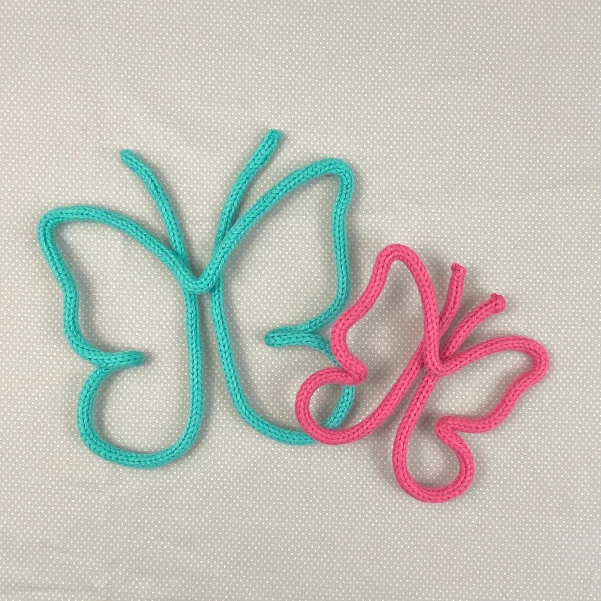 Butterfly Knitted Wire Wall Art: Kids Room, Nursery Decor