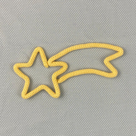 Shooting Star, Knitted Wire Wall Art, Nursery Decor, French Knitting Wire Art Wall Hanging, Baby Room, Baby Shower Decoration