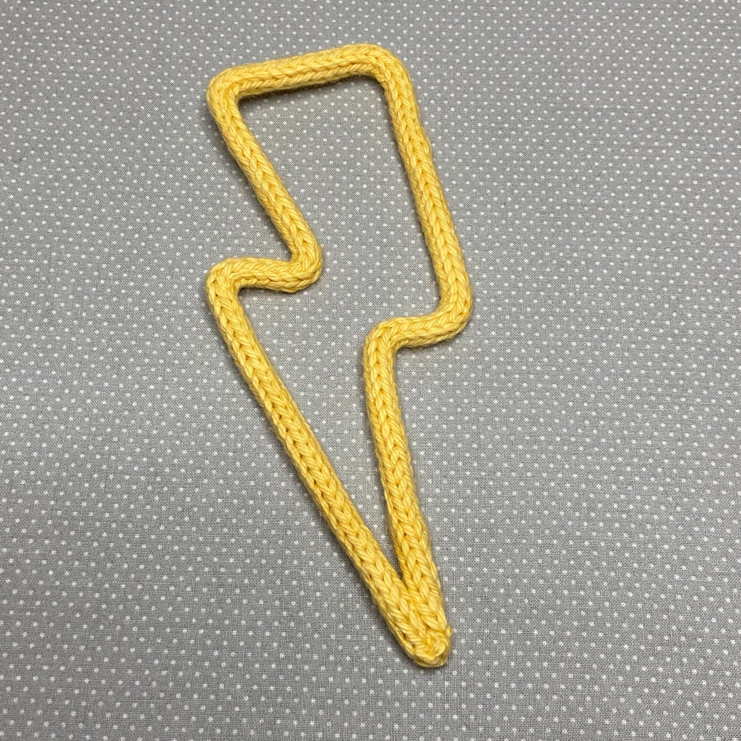 Lightning Bolt Knitted Wire Wall Art: Kids Room, Nursery Decor