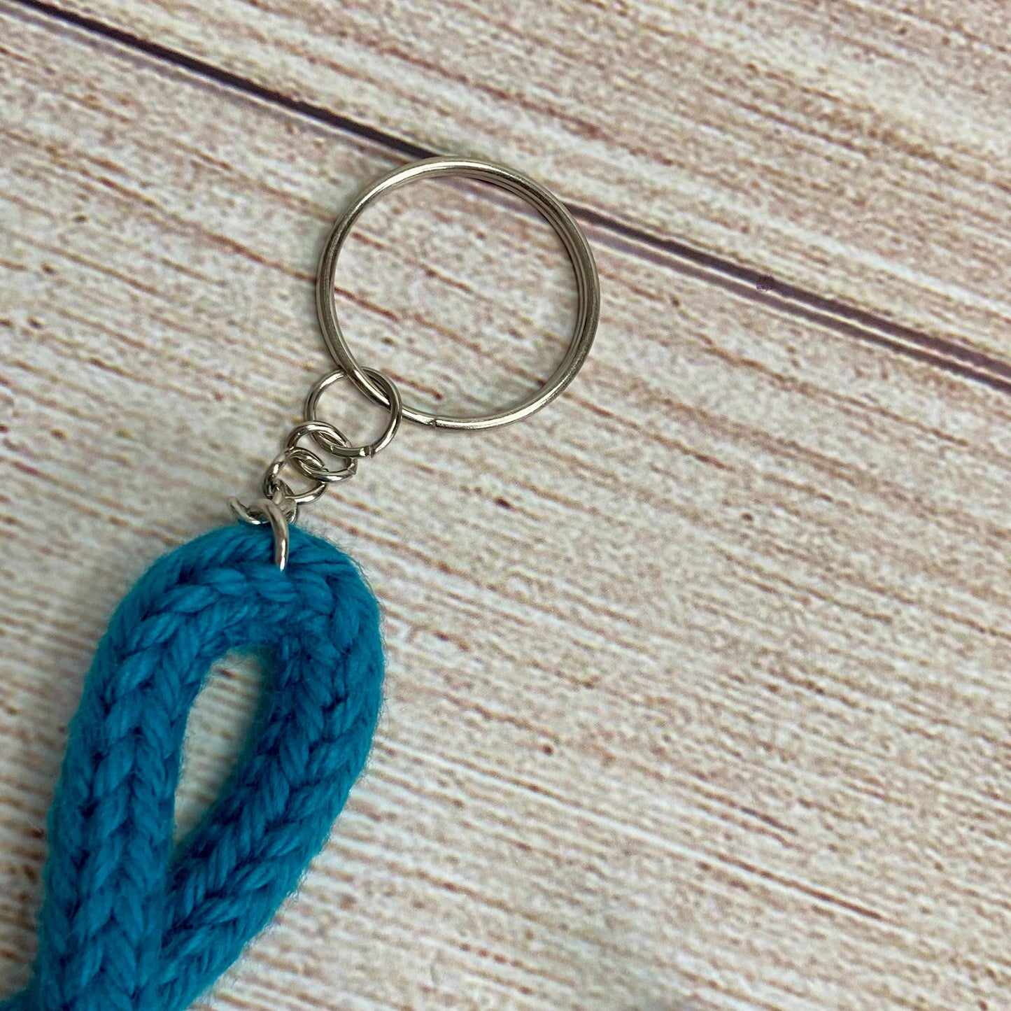 Knitted Wire: Initial Bag Charm, Backpack Decoration, Letter Keychain