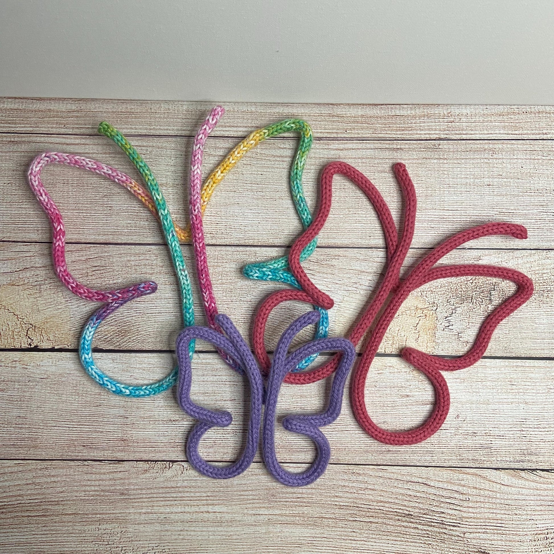 Butterfly Knitted Wire Wall Art: Kids Room, Nursery Decor