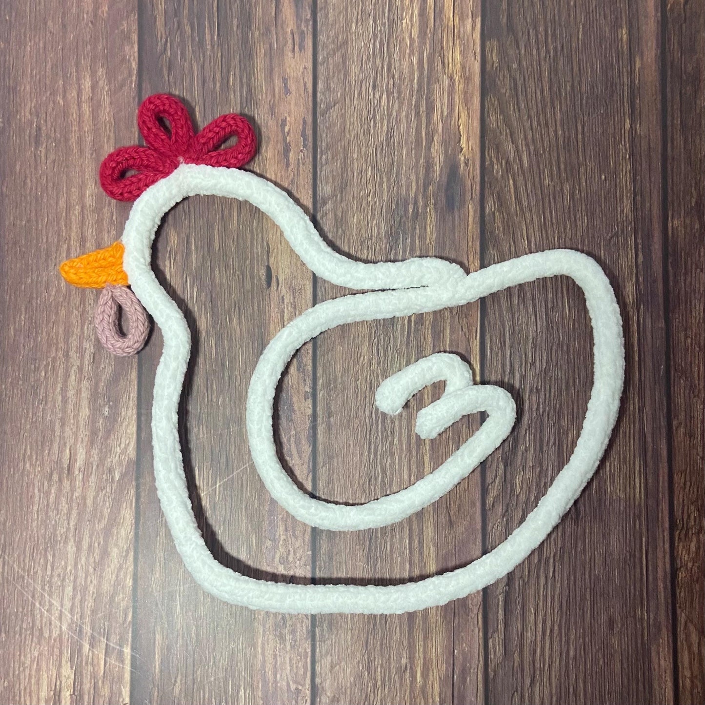 Chicken Wire Art Sign Home Decor, French Knitted Nursery Decor, Wall Hanging