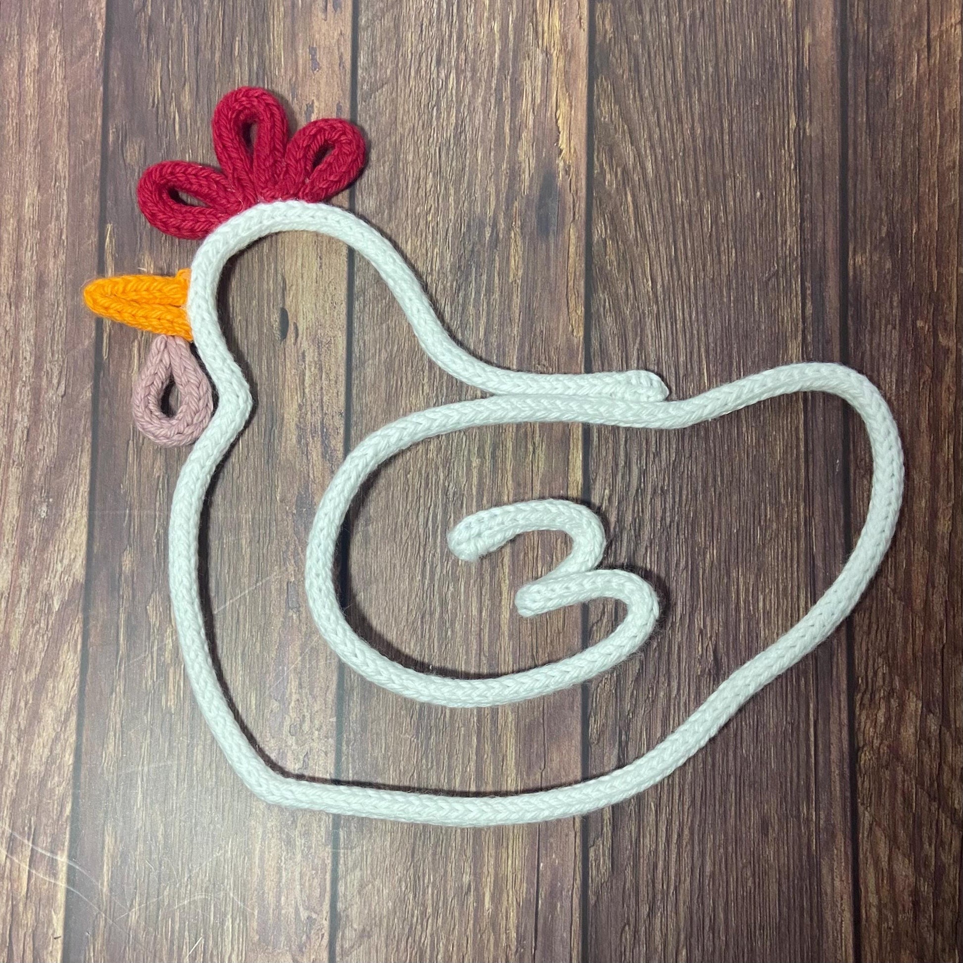 Chicken Wire Art Sign Home Decor, French Knitted Nursery Decor, Wall Hanging