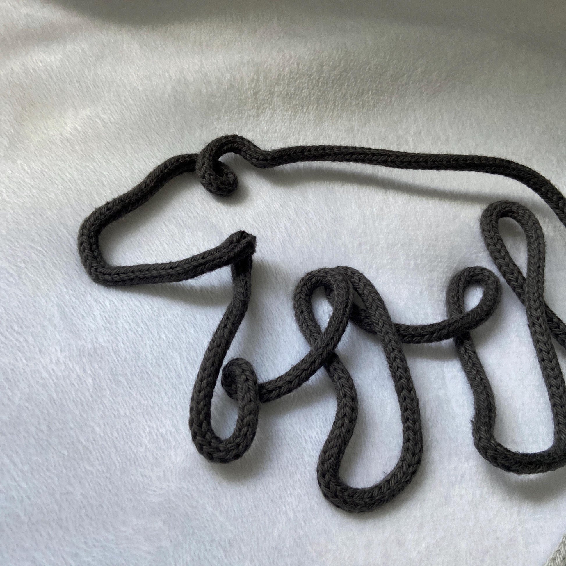Knitted Wire Bears Wall Art