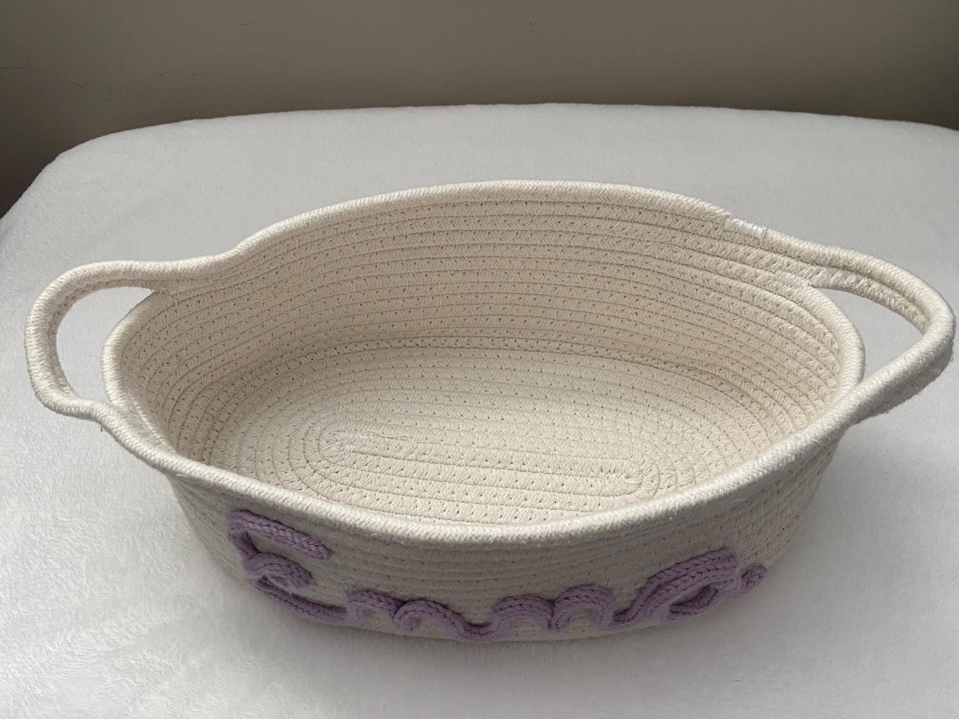 Personalized Name Storage Basket