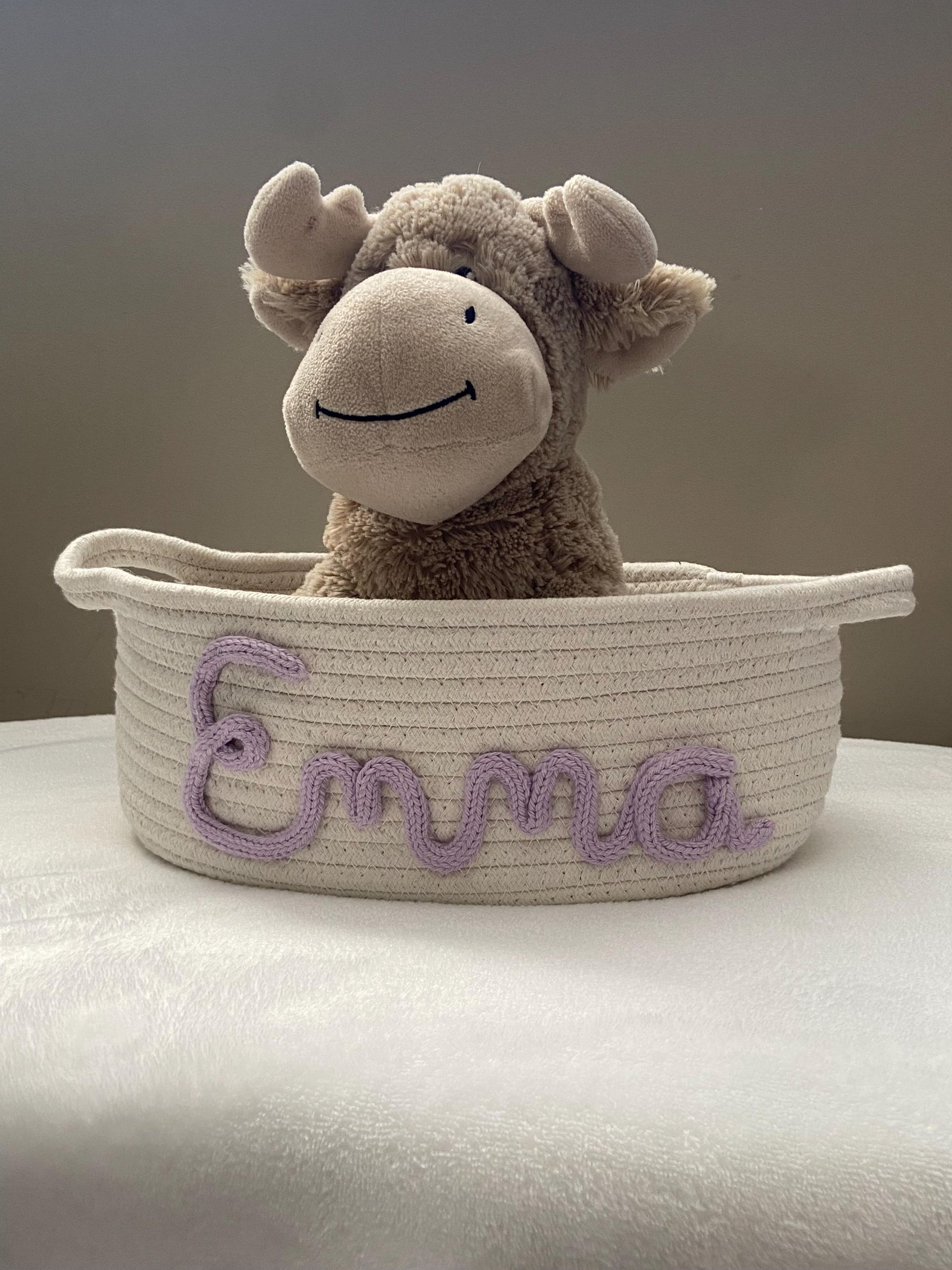 Personalized Name Storage Basket