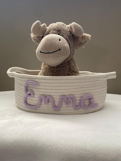 Personalized Name Storage Basket