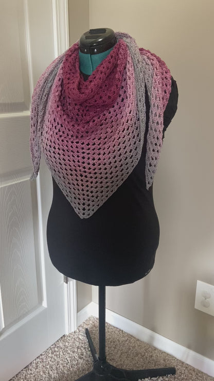 Fade Triangle Shawl